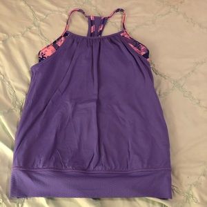 Purple and pink ivivva tank top!